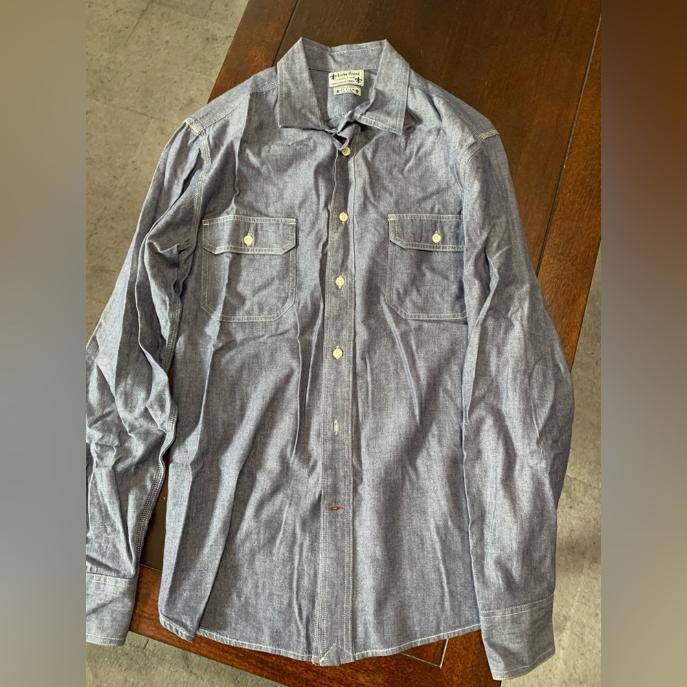 Lucky Brand Blue Button Down Shirt